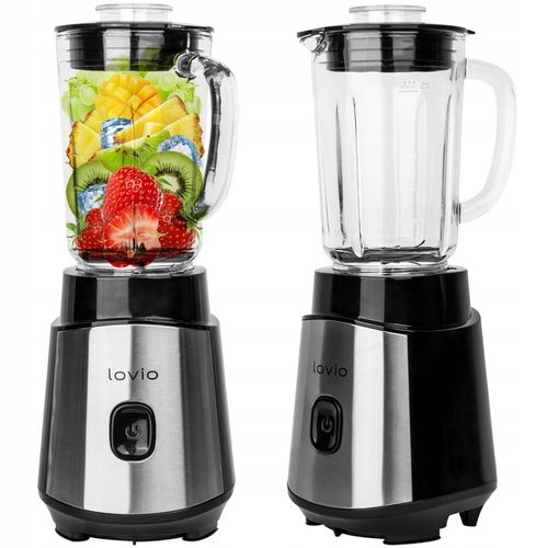 Blender kielichowy do SMOOTHIE KOKTAJLI szklany MŁYNEK do kawy KRUSZY na Arena.pl