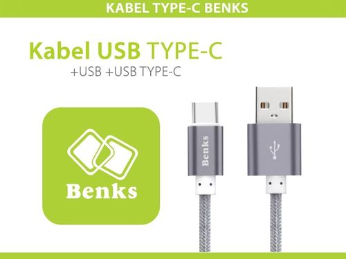 Benks Kabel Typ C Grey na Arena.pl