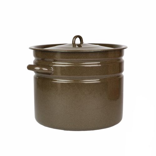 GARNEK EMALIOWANY POWDILAK 20 L Z POKRYWKĄ DO GOTOWANIA POTRAW PRZETWORÓW na Arena.pl