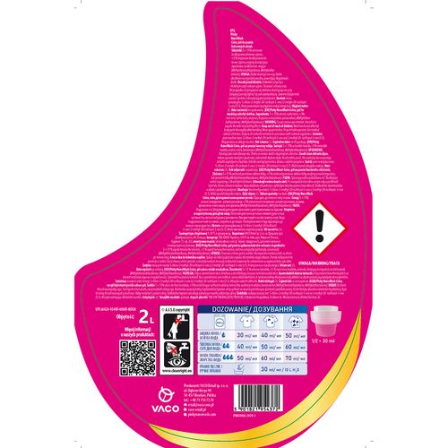 Żel do prania tkanin kolorowych 2L 66 prań NanoWash Color PINKY na Arena.pl