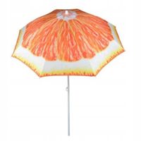 DUŻY PARASOL ŁAMANY OWOCOWY POMARAŃCZA OGRODOWY PLAŻOWY balkon 180 cm