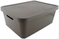 POJEMNIK PLASTIKOWY Z POKRYWKĄ 12 LITRÓW PUDEŁKO