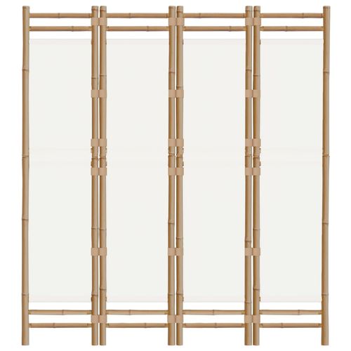 Składany parawan 4-panelowy, 160 cm, bambus i płótno na Arena.pl
