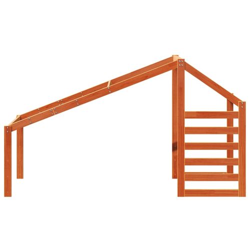 Daszek do łóżka dziecięcego, woskowy brąz, 198x87x113 cm, sosna na Arena.pl