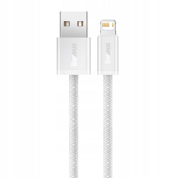 BASEUS MOCNY KABEL PRZEWÓD USB DO LIGHTNING APPLE IPHONE IPAD OPLOT 2.4A 2M zdjęcie 8