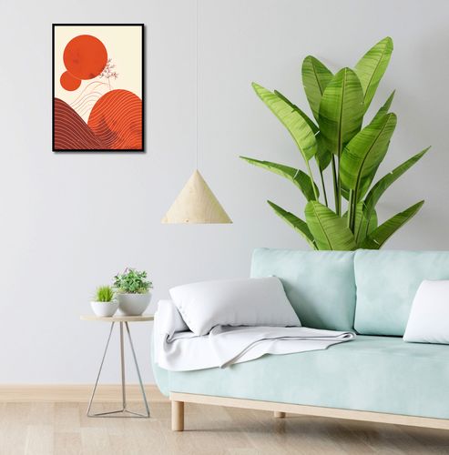 Plakat 39,5x55cm Ciepło Czerwieni na Arena.pl