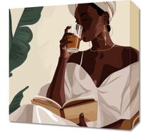 Obraz 40x40cm Chwila z Książką