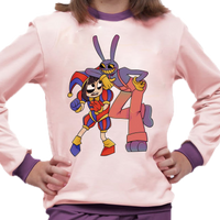 Piżama dziecięca The Amazing Digital Circus - Niesamowity cyfrowy cyrk