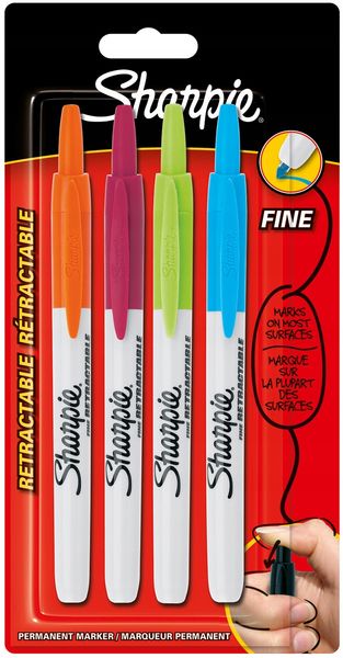 MARKERY SHARPIE RT 4KOL BLISTER 0897 zdjęcie 1