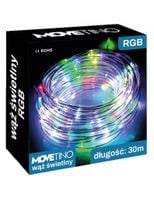 Wąż świetlny LED 30 m – 720 diod, wielokolorowy, z programatorem 6 trybów