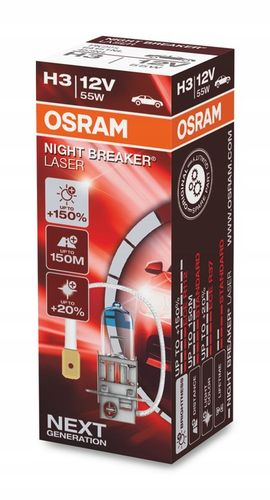 OSRAM Żarówki H3 Night Breaker Laser +150% na Arena.pl