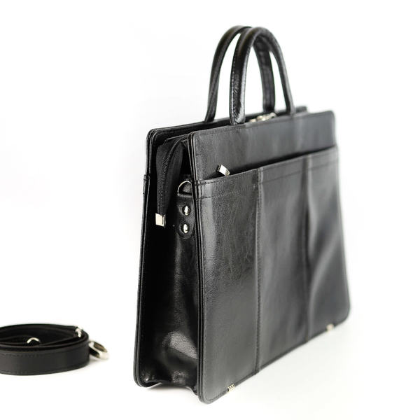 522 Dyplomatka damska-czarna KEMER zdjęcie 3