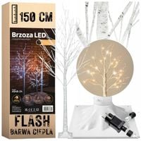 Brzoza flash 150cm 120 LED drzewko świąteczne LED dekoracja Boże Narodzenie