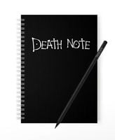 Ołówek i zeszyt A5 100 stron w kratkę Death Note