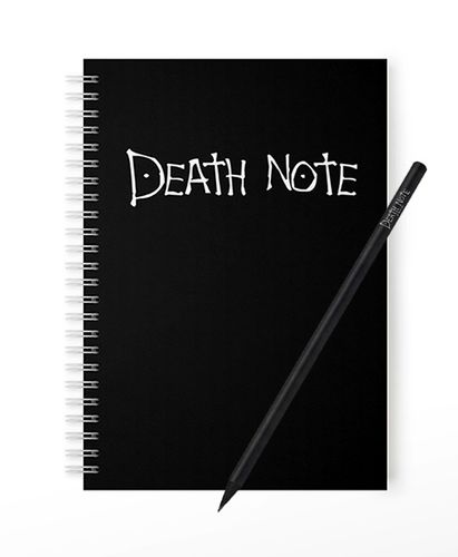 Ołówek i zeszyt A5 100 stron w kratkę Death Note na Arena.pl