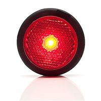 Lampa LED obrysowa tylna czerwona okrągła (679)