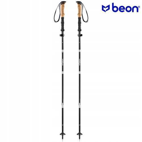 KIJE TREKKINGOWE SKŁADANE REGULOWANE KIJKI W GÓRY TURYSTYCZNE BEON FOLD na Arena.pl