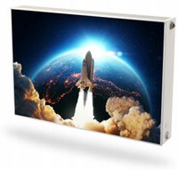 Mata magnetyczna magnes na grzejnik kaloryfer na wymiar STARTUJĄCA RAKIETA