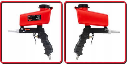 PISTOLET DO PIASKOWANIA ZE ZBIORNIKIEM PNEUMATYCZNY 650ML 1/4" 8BAR 6,5 MM na Arena.pl