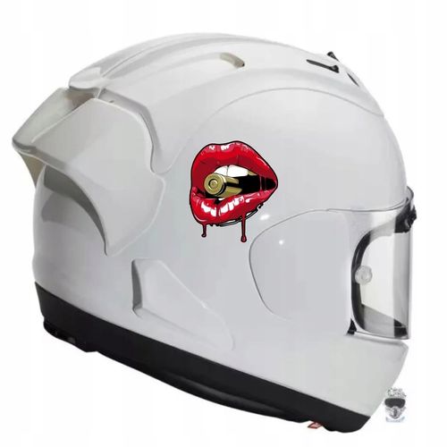 Seksowna Naklejka na Samochód do Auta Tuning Czerwona Usta Pocisk Nabój Red na Arena.pl