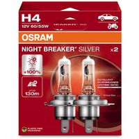 Osram Żarówki Night Breaker Silver +100% H4 60/55W