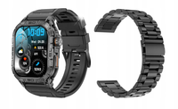 Smartwatch męski zegarek sportowy szczelny GlacierX Lhotse + bransoleta