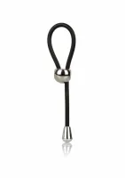 calexotics e-z cinch silicone lasso regulowany pierścień silikonowy czarny