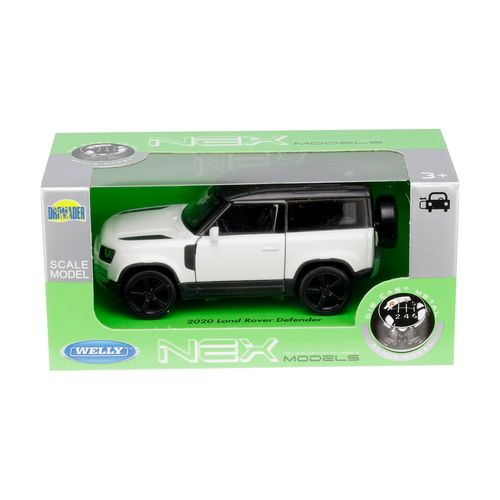 Model 1:34, Land Rover Defender 2020, biały na Arena.pl