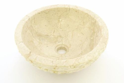 DIVERO Umywalka nablatowa z naturalnego kamienia Sanremo na Arena.pl