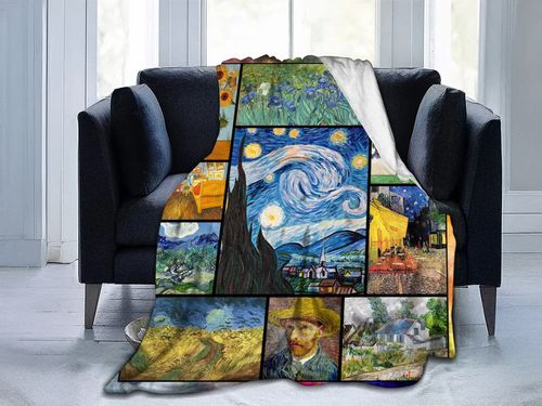 Koc - V. van Gogh, kolaż wzór 1 na Arena.pl