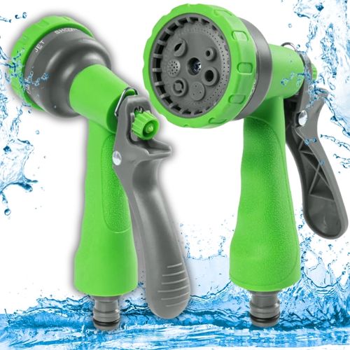 MOCNY PISTOLET ZRASZACZ OGRODOWY WĄŻ DO PODLEWANIA 7 FUNKCJI BLOKADA JAKOŚĆ na Arena.pl
