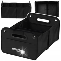 ORGANIZER SAMOCHODOWY SKŁADANY 48x33x23cm 2X PRZEGRODY DO PRZECHOWYWANIA
