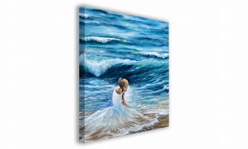 OBRAZ NA PŁÓTNIE 066 Morska bryza 30x30cm na Arena.pl