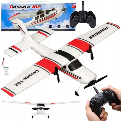 SAMOLOT ZDALNIE STEROWANY LATAJĄCY SZYBOWIEC RC MODEL CESSNA 182 PILOT 2,4 na Arena.pl