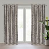 Zasłona gotowa na przelotkach TAMI 140x250 Eurofirany stalowy