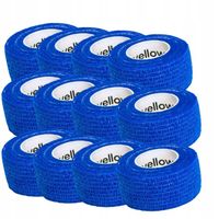 yellowBAND bandaż kohezyjny 2,5cm x 4,5m; Niebieski
