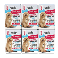 KARMA DLA PSA - MOKRA KARMA TUF TUF BOX MIX SMAKÓW SASZETKA 24x500G