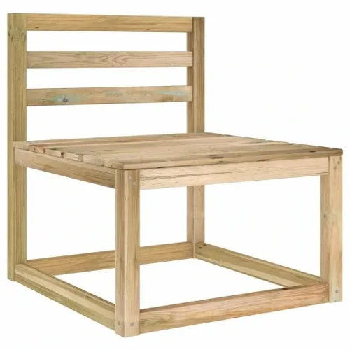 VidaXL 3-os. sofa ogrodowa z niebieskimi poduszkami na Arena.pl