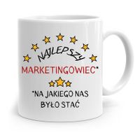 Dla Marketingowca Kubek Najlepszy Marketingowiec Z Nadrukiem Ze Zdjęciem