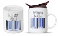 Zestaw Dla Babci Dzień Babci Kubek + Skarbonka Z Nadrukiem Ze Zdjęciem