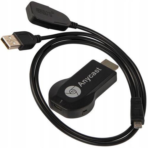 ADAPTER DO TELEWIZORA STREAMING DONGLE SMART HDMI WIFI DLNA ANYCAST AIRPLAY na Arena.pl