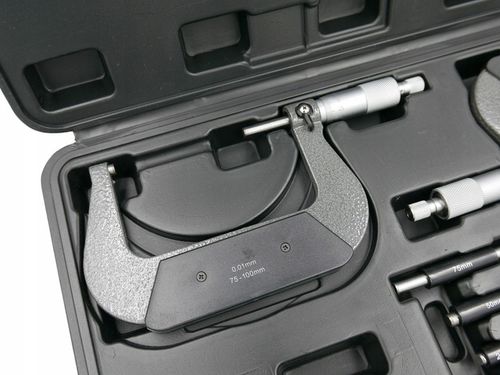 MIKROMETRY 0-100 mm ZESTAW 4x MIKROMETR ZEWNĘTRZNY na Arena.pl