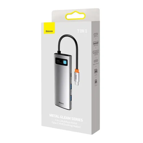 adapter 7w1 baseus hub usb-c na 2x usb 3.0 + hdmi + usb-c pd na Arena.pl