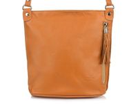 Vera Pelle Torebka listonoszka Skórzana damska camel T55