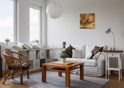 Zegar Ścienny - Płótno Strzała - 40X40 Cm - C3Ac40X40-2216 na Arena.pl