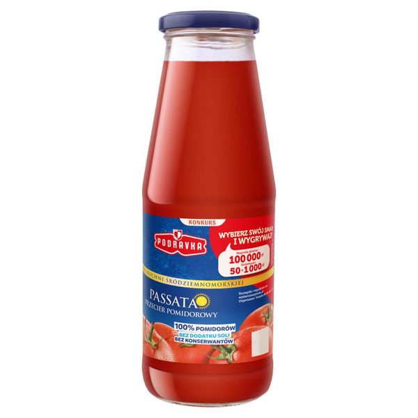 Podravka Passata przecier pomidorowy 680 g zdjęcie 1