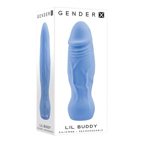 Mini Wibrator Gender X Lil Buddy Niebieski na Arena.pl