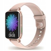 Smartwatch Sportowy Złoty Duży Ekran Tętno Bluetooth 1.78-calowy ekran