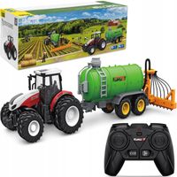 2 x ZDALNIE STEROWANY TRAKTOR Przyczepa WÓZ ASENIZACYJNY PODWÓJNE KOŁA MATA