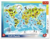 ND39_460400 -PUZZLE 25EL TREFL 31340 MAPA SWIATA